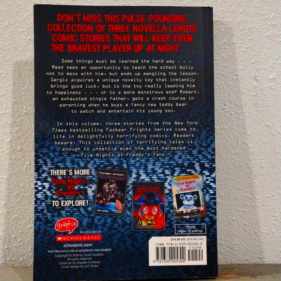 Scott Cawthon Five Nights At Freddy's Fazbear Frights Graphic Novel Vol. 4 - Picture 2 of 2